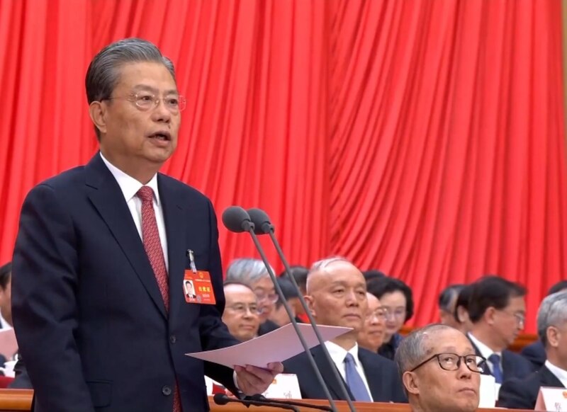 China’s top lawmaker reappears after missing key parliament session